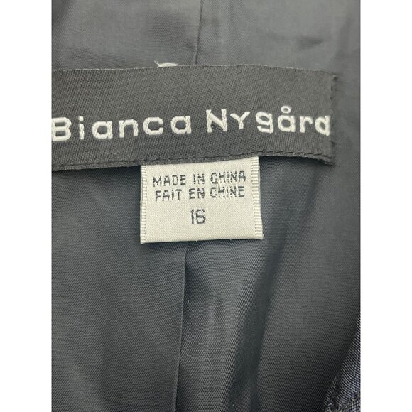 Bianca Nygard Women Black Some Enchanted Evening Jacket Size 16 NWT - Picture 8 of 9